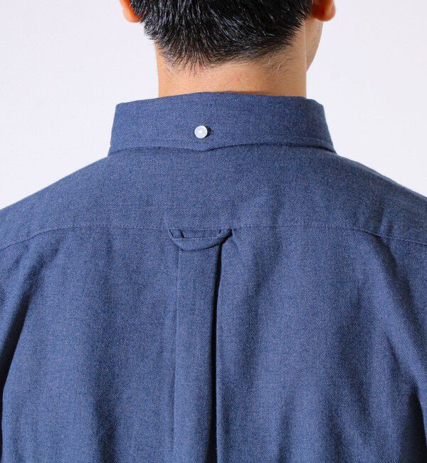 GLOSTER「＜つぶし衿＞U.S.COTTON混 ボタンダウンネルシャツ」|シャツ・ブラウス|