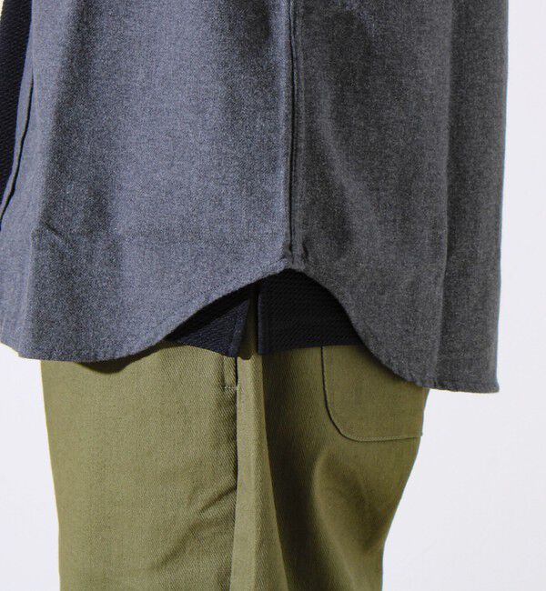 GLOSTER「＜つぶし衿＞U.S.COTTON混 ボタンダウンネルシャツ」|シャツ・ブラウス|