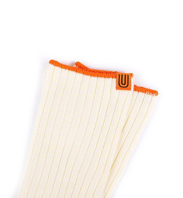 GLOSTER「【UNIVERSAL OVERALL】クルーソックス Vソックス」|ソックス|