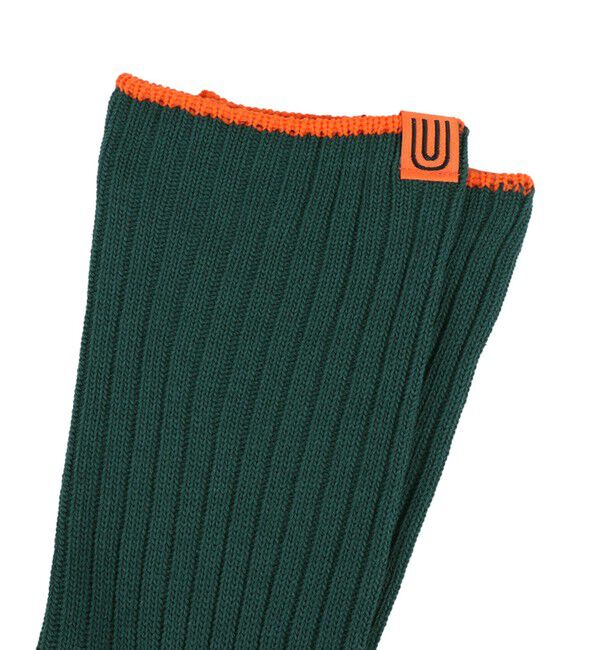 GLOSTER「【UNIVERSAL OVERALL】クルーソックス Vソックス」|ソックス|