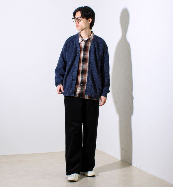 GLOSTER「【表情豊かな杢調】MIXニットカーディガン」|カーディガン|