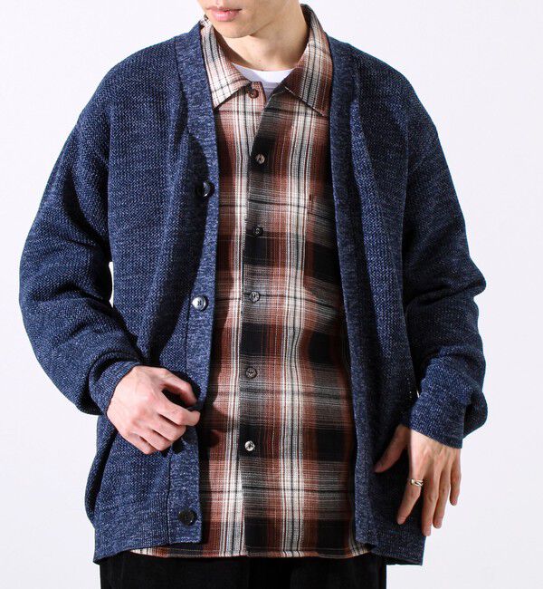 GLOSTER「【表情豊かな杢調】MIXニットカーディガン」|カーディガン|