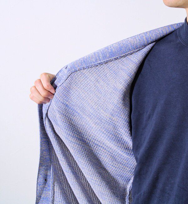 GLOSTER「【表情豊かな杢調】MIXニットカーディガン」|カーディガン|