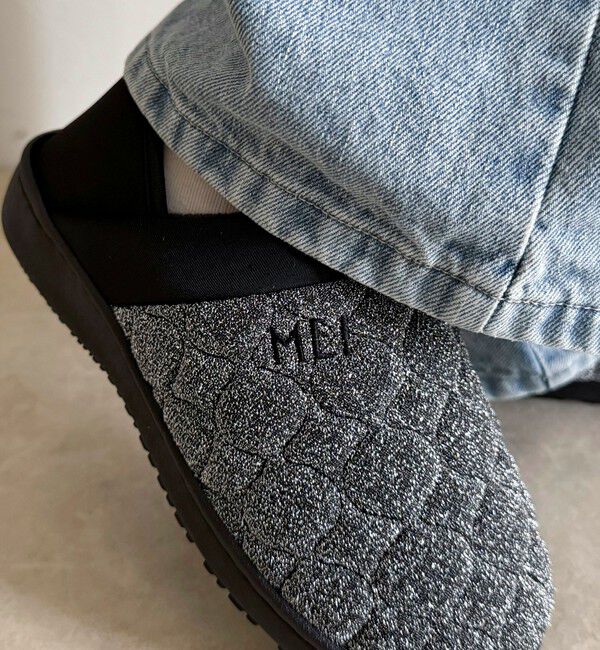 fredy emue「【MEI/メイ】２wayラメモックシューズ」|ローファー|