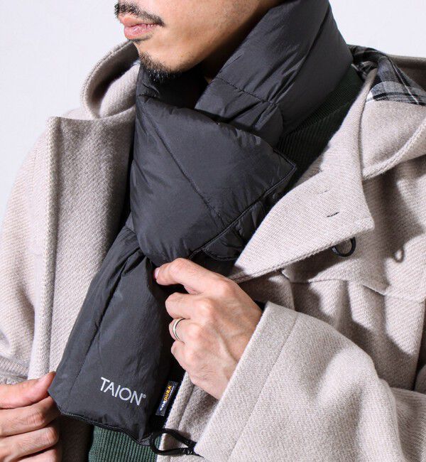 GLOSTER「【TAION/タイオン】ワーク ダウンマフラー」|マフラー|