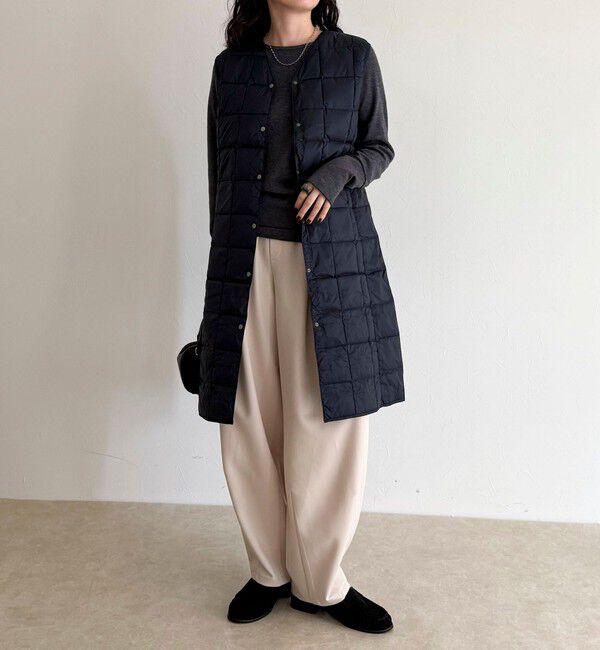 fredy emue「【TAION/タイオン】V NECK LONG DOWN VEST」|ベスト・ジレ|