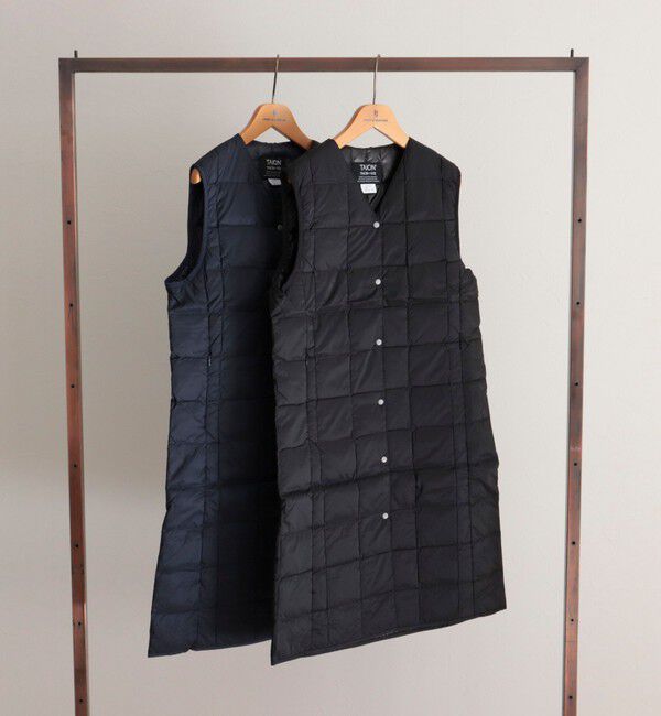 fredy emue「【TAION/タイオン】V NECK LONG DOWN VEST」|ベスト・ジレ|