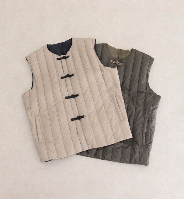 fredy emue「【TAION/タイオン】REVERSIBLE CHINA BUTTON INNER DOWN VEST」|ベスト・ジレ|