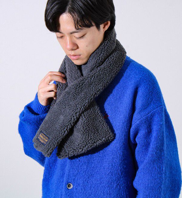 GLOSTER「【PENDLETON】別注 HARDING 差し込みボアマフラー」|マフラー|