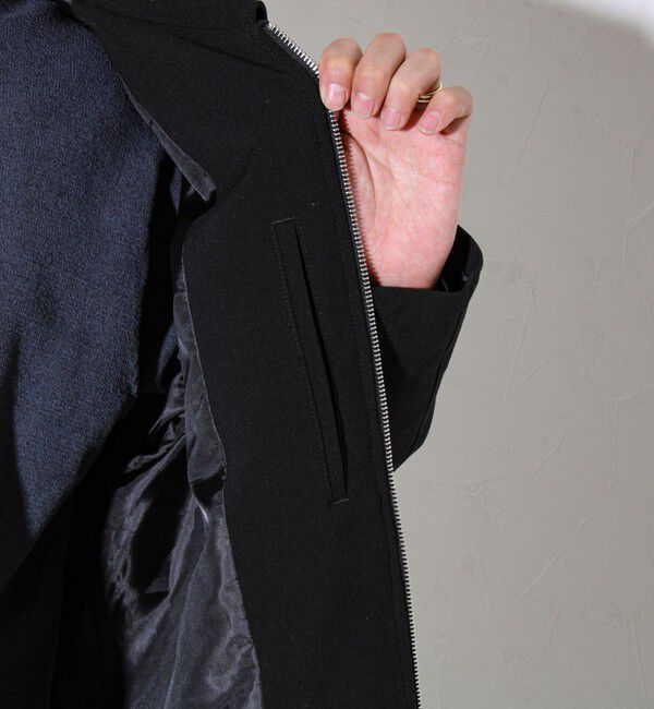 GLOSTER「【セットアップ対応】ウールライクジップジャケット」|ブルゾン・スタジャン|