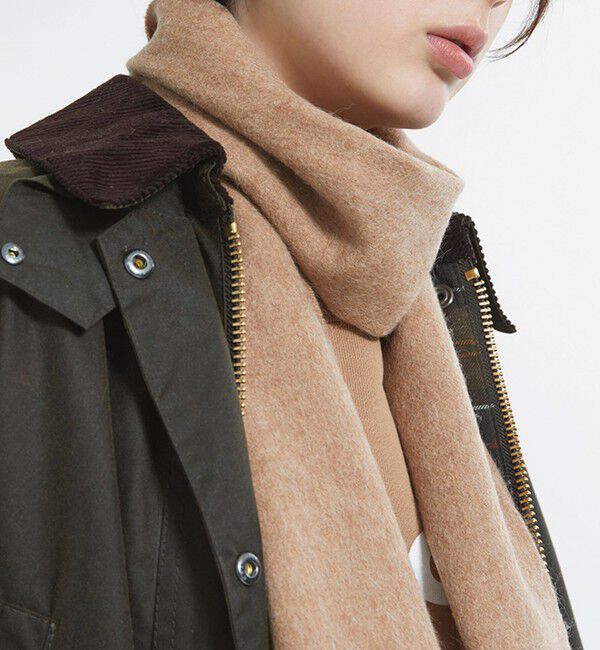 GLOSTER「【BARBOUR/バブアー】ラムズウール ソリッド マフラー」|マフラー|