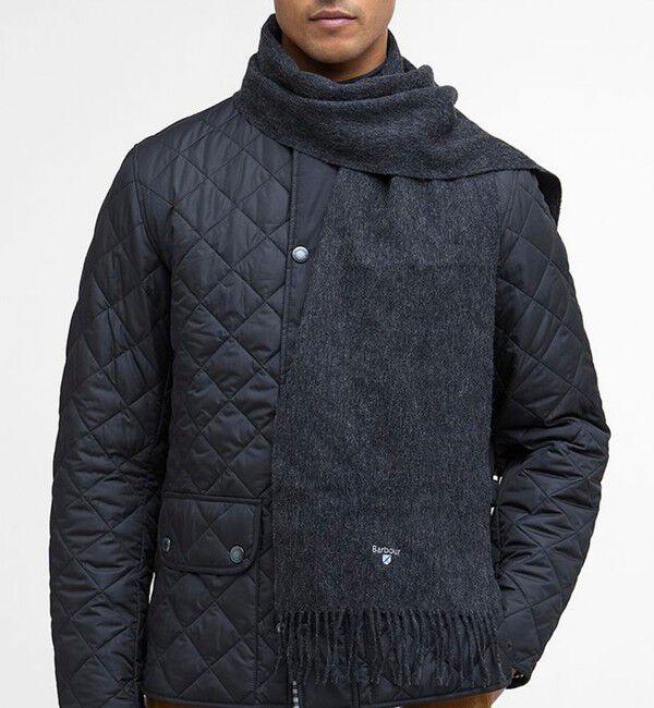 GLOSTER「【BARBOUR/バブアー】ラムズウール ソリッド マフラー」|マフラー|