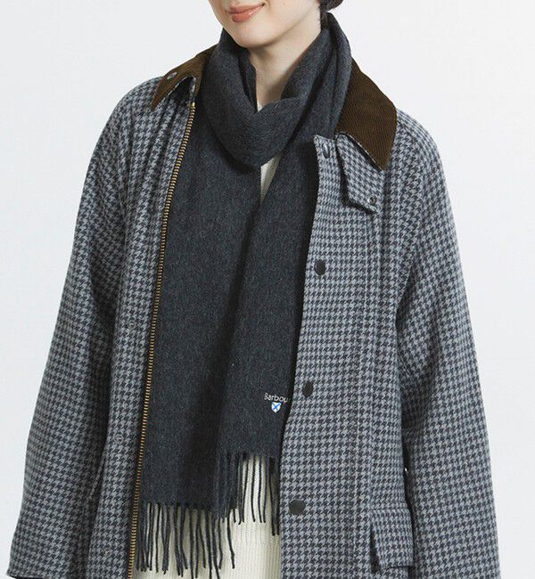 GLOSTER「【BARBOUR/バブアー】ラムズウール ソリッド マフラー」|マフラー|