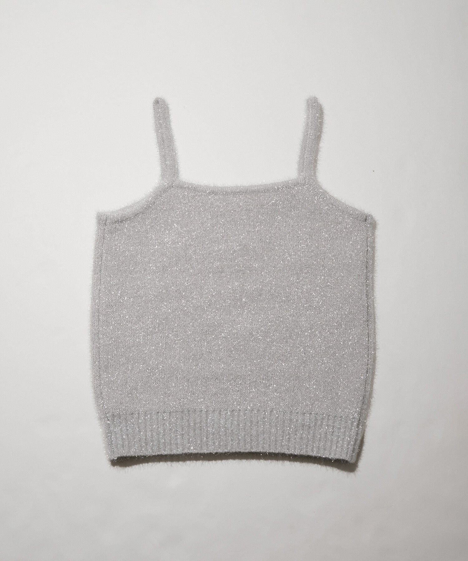 SALON adam et rope'「【WEB限定】ラメニットキャミソール【セットアップ対応】」|キャミソール|