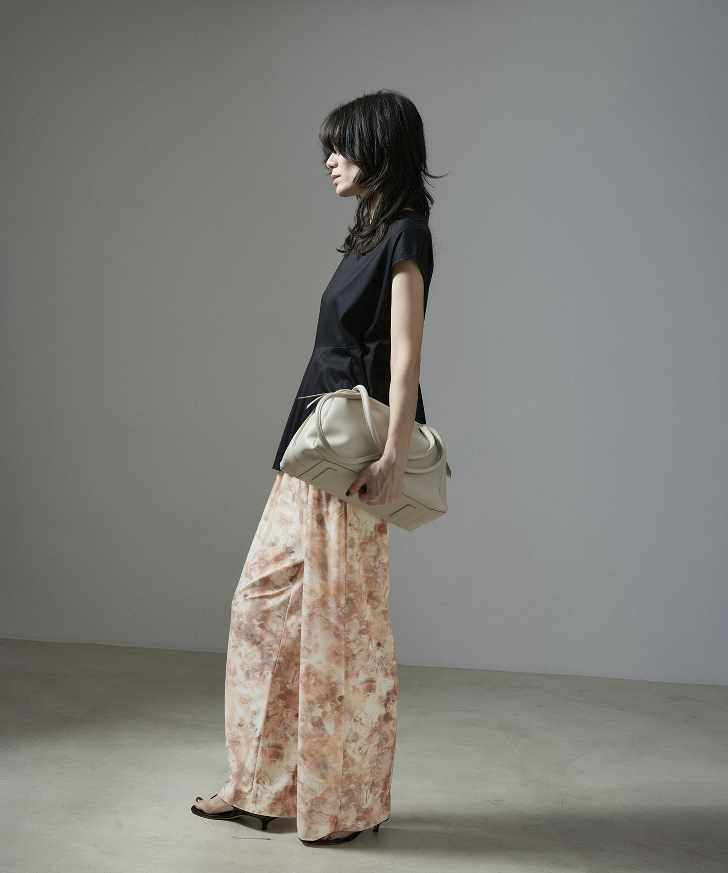 SALON adam et rope'「ストーンウッドプリントベロアパンツ」|その他|