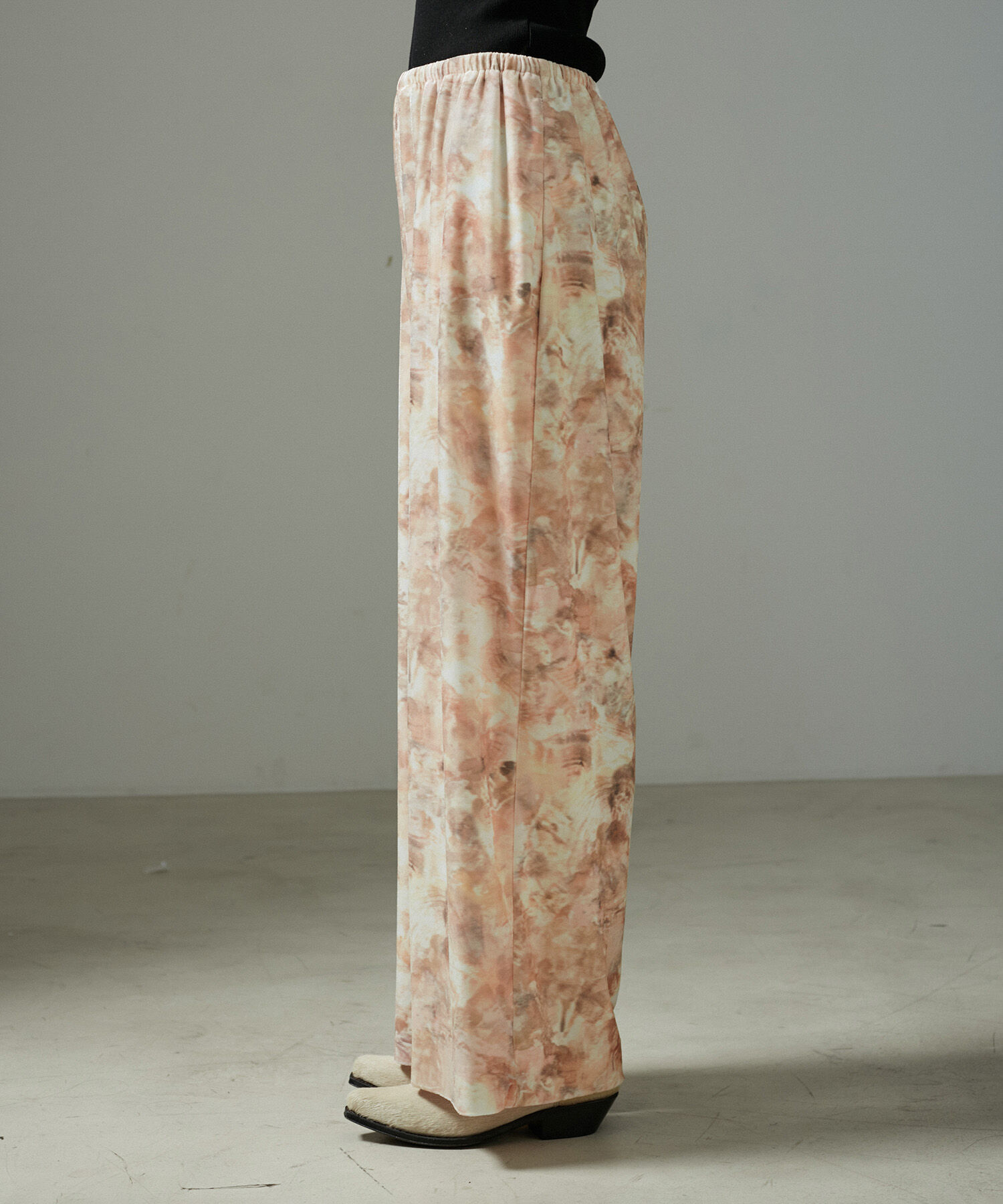 SALON adam et rope'「ストーンウッドプリントベロアパンツ」|その他|