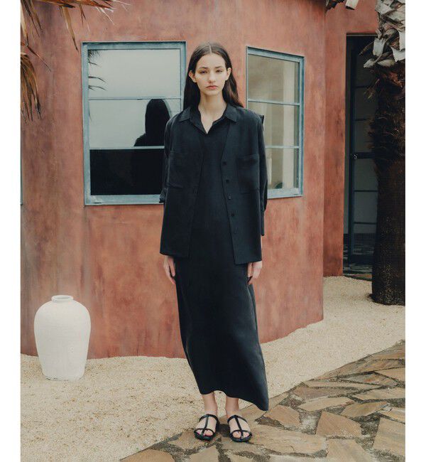 SALON adam et rope'「[25SS]GENTLE SILKジレ【セットアップ対応】」|ベスト・ジレ|