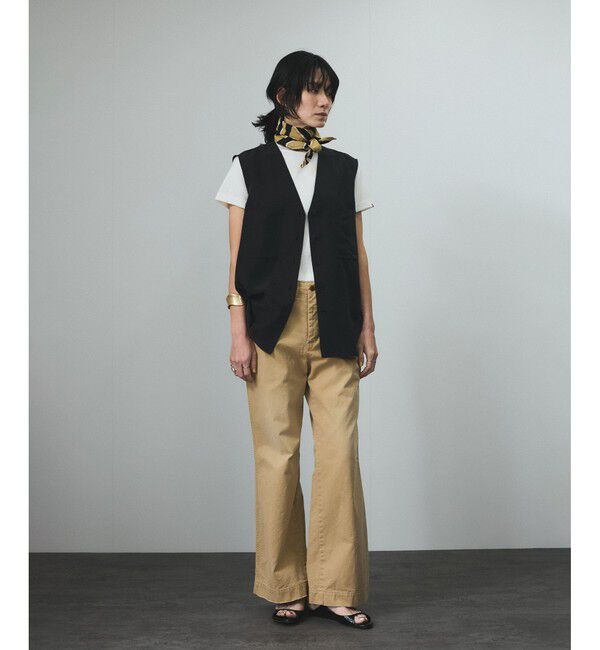 SALON adam et rope'「[25SS]GENTLE SILKジレ【セットアップ対応】」|ベスト・ジレ|