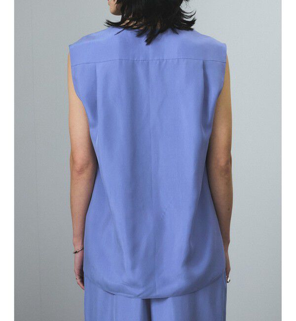 SALON adam et rope'「[25SS]GENTLE SILKジレ【セットアップ対応】」|ベスト・ジレ|