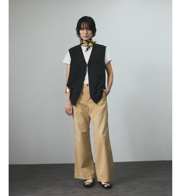 SALON adam et rope'「[25SS]GENTLE SILKジレ【セットアップ対応】」|ベスト・ジレ|