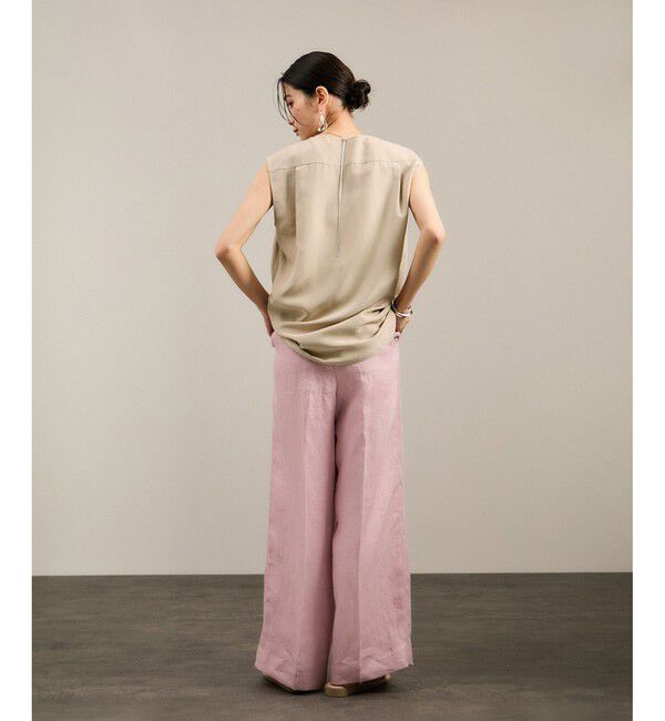 SALON adam et rope'「[25SS]GENTLE SILKジレ【セットアップ対応】」|ベスト・ジレ|