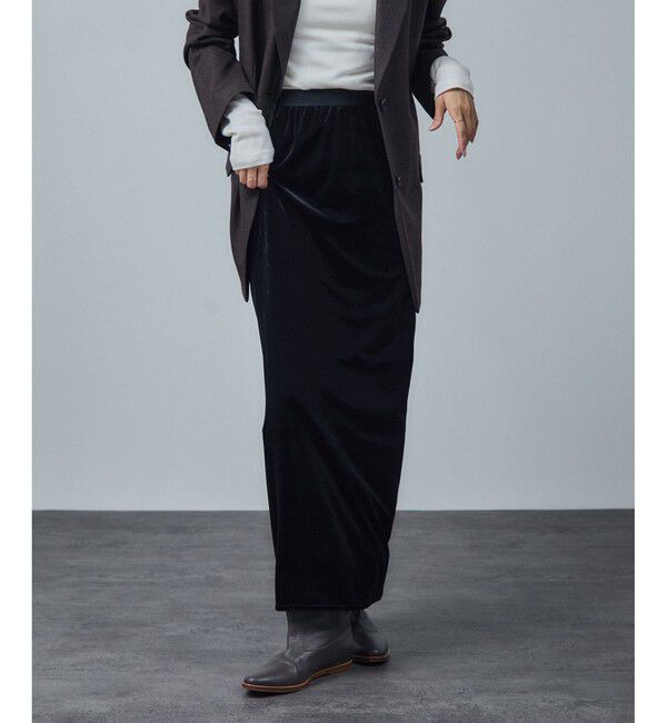 SALON adam et rope'「トリアセベロアナロースカート / セットアップ対応」|スカート|