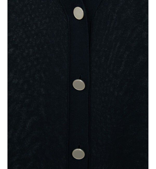 SALON adam et rope'「【WEB限定】ドライタッチメタルボタンニットジレ / ベスト［洗える］」|ベスト・ジレ|