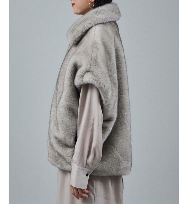 SALON adam et rope'「【WEB限定】グラデーションファージレ」|ベスト・ジレ|