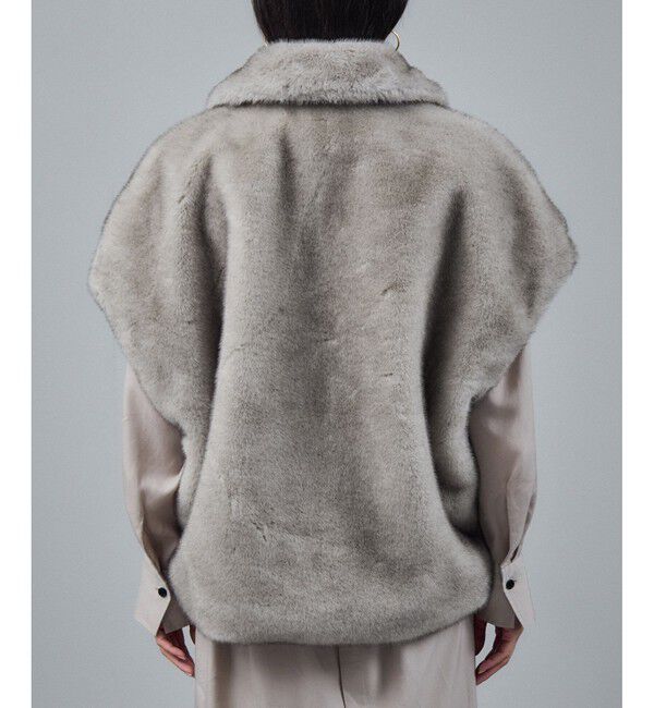 SALON adam et rope'「【WEB限定】グラデーションファージレ」|ベスト・ジレ|