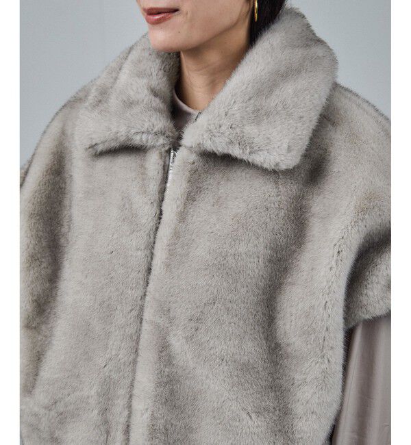 SALON adam et rope'「【WEB限定】グラデーションファージレ」|ベスト・ジレ|