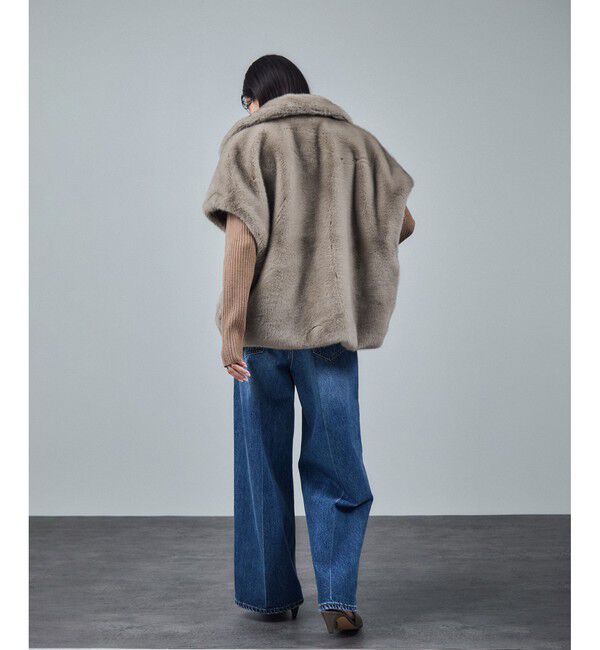 SALON adam et rope'「【WEB限定】グラデーションファージレ」|ベスト・ジレ|