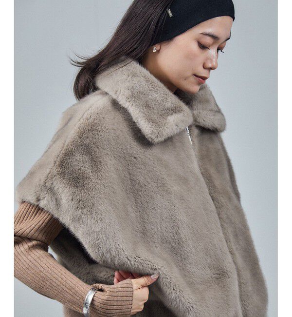 SALON adam et rope'「【WEB限定】グラデーションファージレ」|ベスト・ジレ|