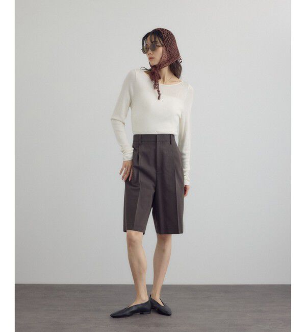 SALON adam et rope'「Hug Silkラウンドネックプルオーバー 3 / 新色追加」|Tシャツ・カットソー|