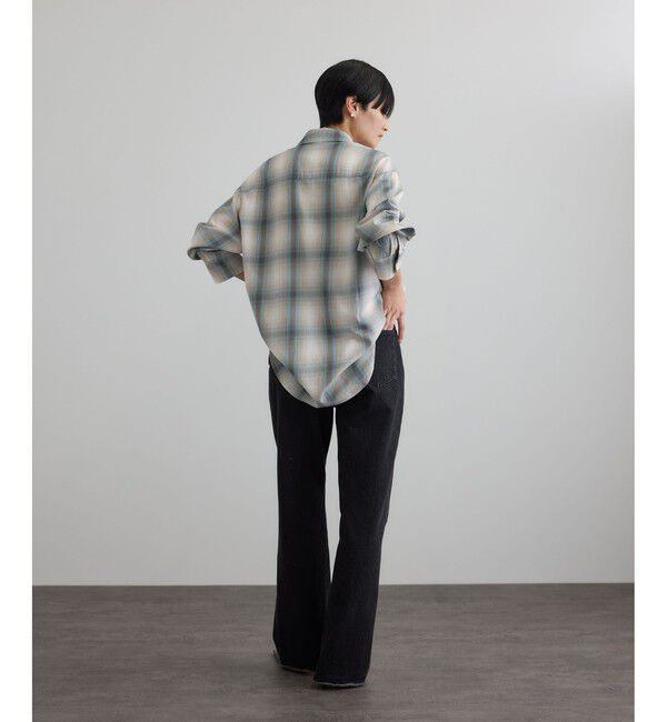 SALON adam et rope'「コットンリヨセルチェックシャツ」|シャツ・ブラウス|