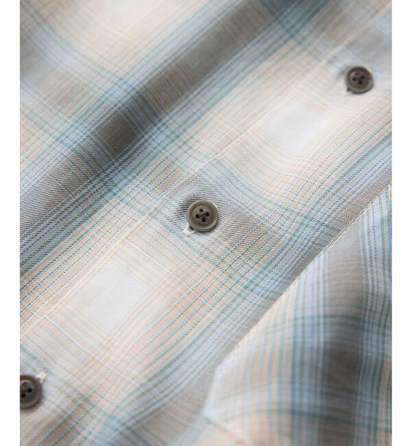 SALON adam et rope'「コットンリヨセルチェックシャツ」|シャツ・ブラウス|