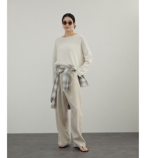 SALON adam et rope'「コットンリヨセルチェックシャツ」|シャツ・ブラウス|