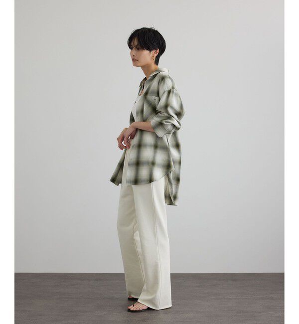 SALON adam et rope'「コットンリヨセルチェックシャツ」|シャツ・ブラウス|