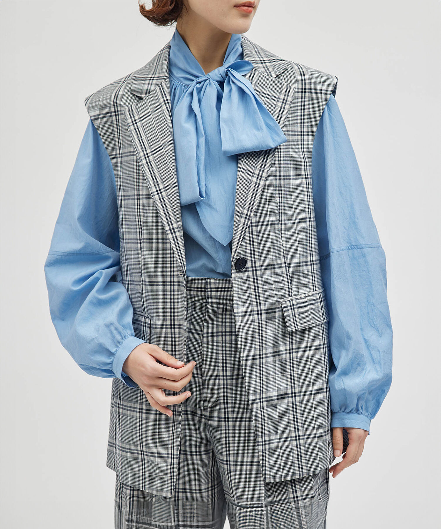 ROPE「ウールモヘヤ　OVER GILET /セットアップ対応」|ベスト・ジレ|