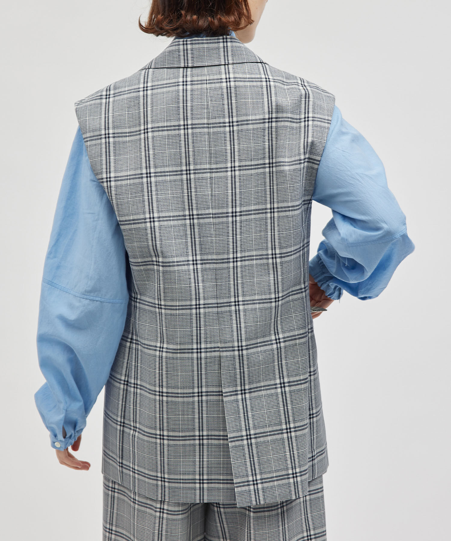 ROPE「ウールモヘヤ　OVER GILET /セットアップ対応」|ベスト・ジレ|