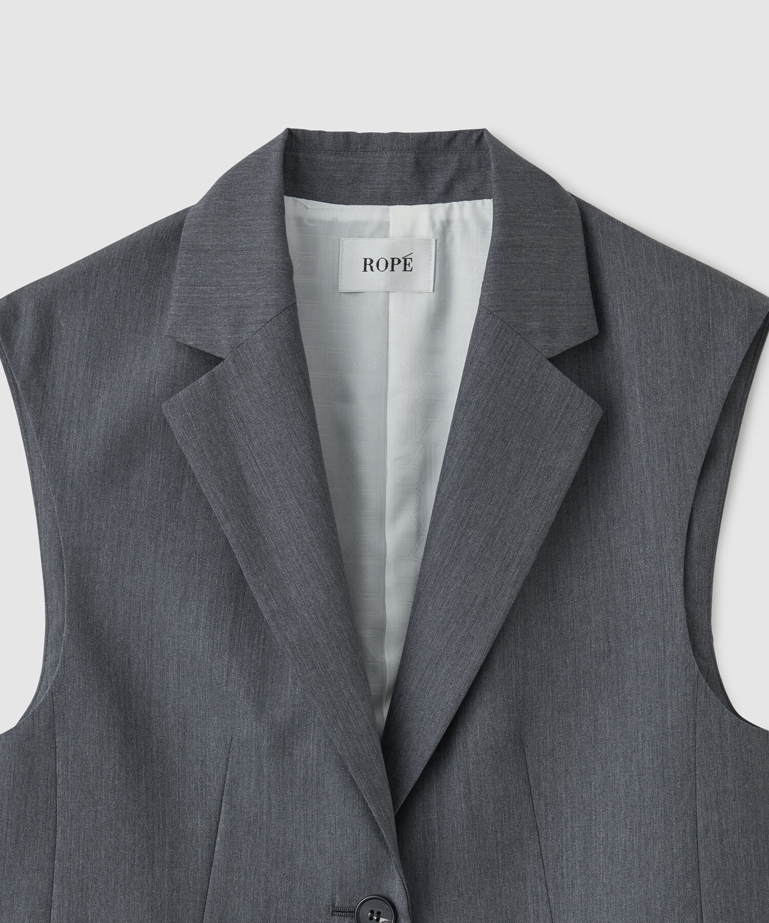 ROPE「ウールモヘヤ　OVER GILET /セットアップ対応」|ベスト・ジレ|