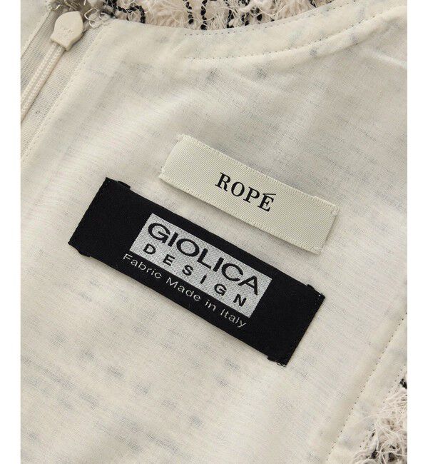 ROPE「 【GIOLICA（ジオリカ）】別注TWEED V OP（ワンピース）」|ワンピース|