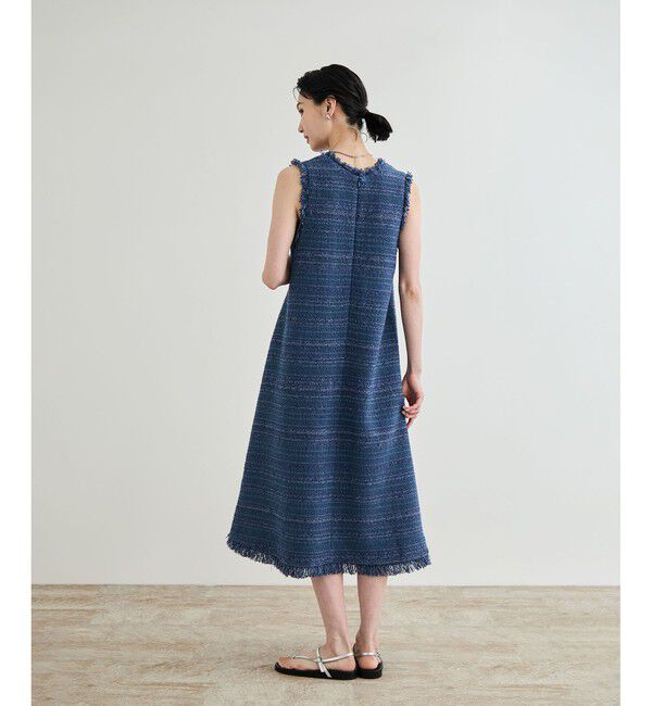 ROPE「 【GIOLICA（ジオリカ）】別注TWEED V OP（ワンピース）」|ワンピース|