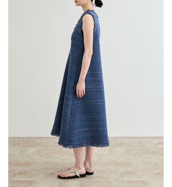 ROPE「 【GIOLICA（ジオリカ）】別注TWEED V OP（ワンピース）」|ワンピース|