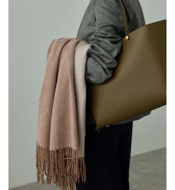 ROPE「ラムウールリバーシブルストール」|ストール|