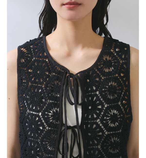 VIS「【WEB限定】【前後2WAY】サマーレースベスト」|ベスト・ジレ|