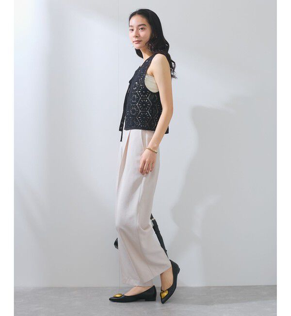 VIS「【WEB限定】【前後2WAY】サマーレースベスト」|ベスト・ジレ|