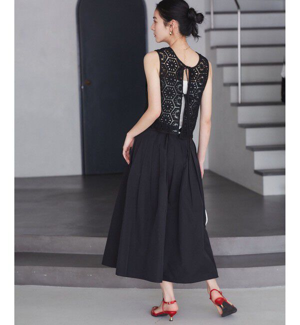 VIS「【WEB限定】【前後2WAY】サマーレースベスト」|ベスト・ジレ|