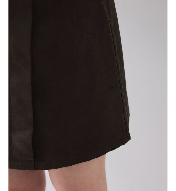 VIS「釦ポイントスエードライクミニスカート」|スカート|