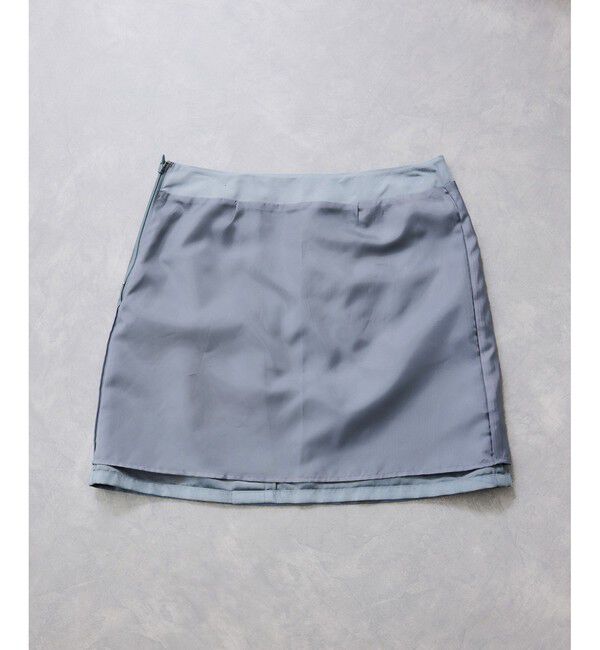 VIS「釦ポイントスエードライクミニスカート」|スカート|