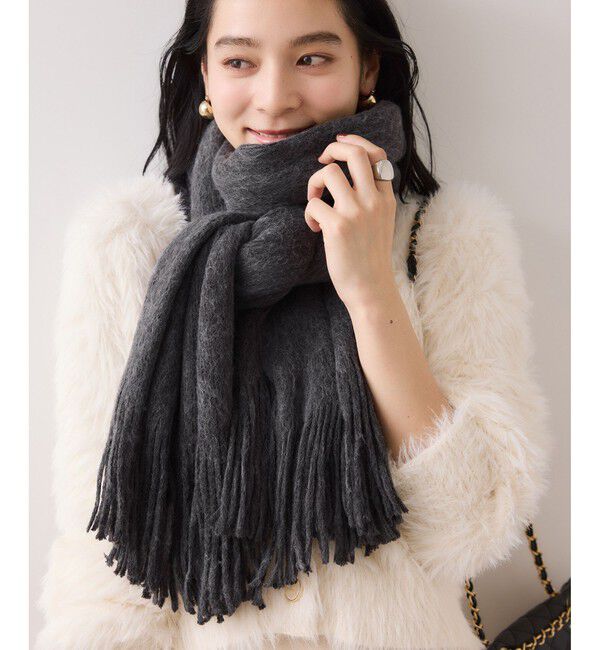 VIS「ミンクタッチもちもちストール」|ストール|